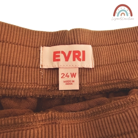 New! EVRI Linen Utility High Waist On Shorts Plus Size 24W - Picture 6 of 7